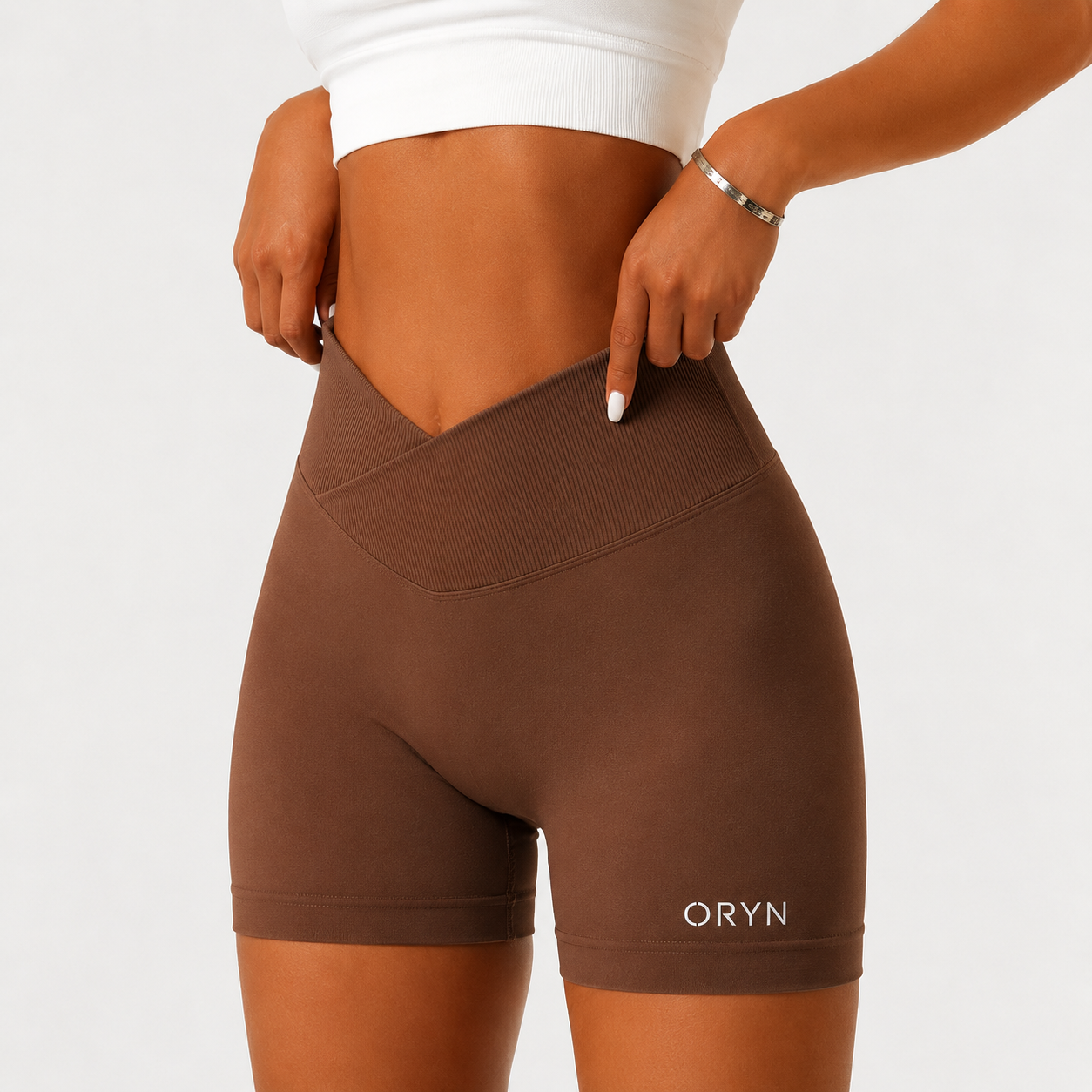 ORYN Sculpt V-Waist Seamless Gym Shorts