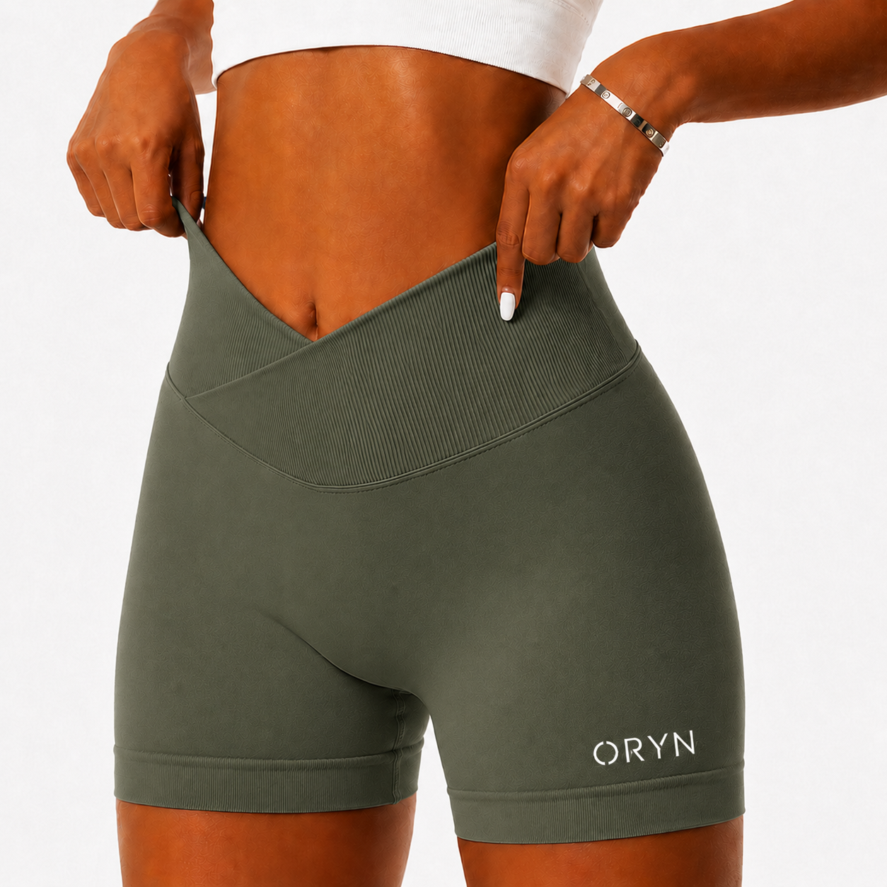 ORYN Sculpt V-Waist Seamless Gym Shorts